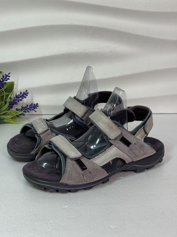 Женские Ecco Сандалии Серый Замша 39