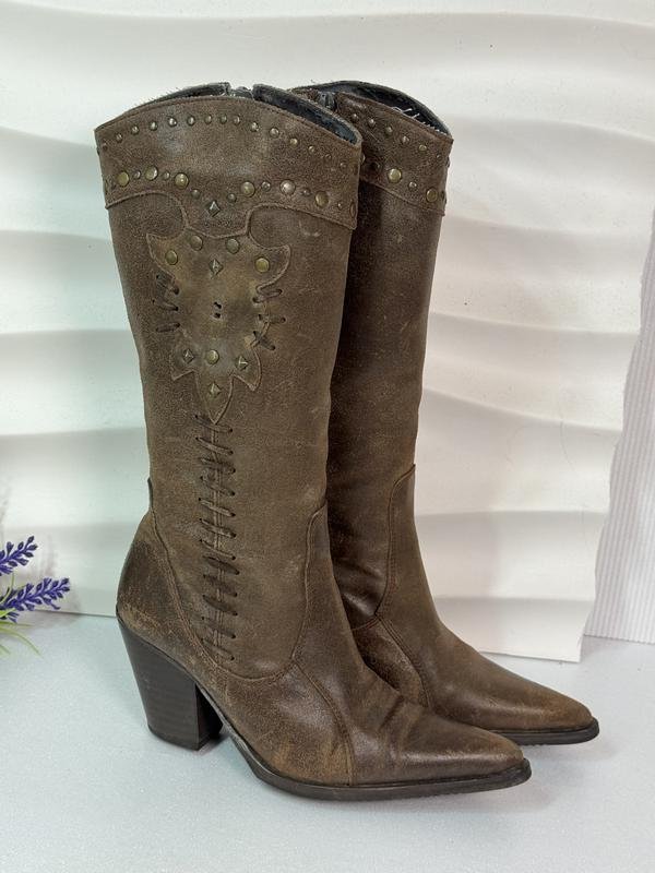 Donna Graceland Stivali Marrone Pelle 37