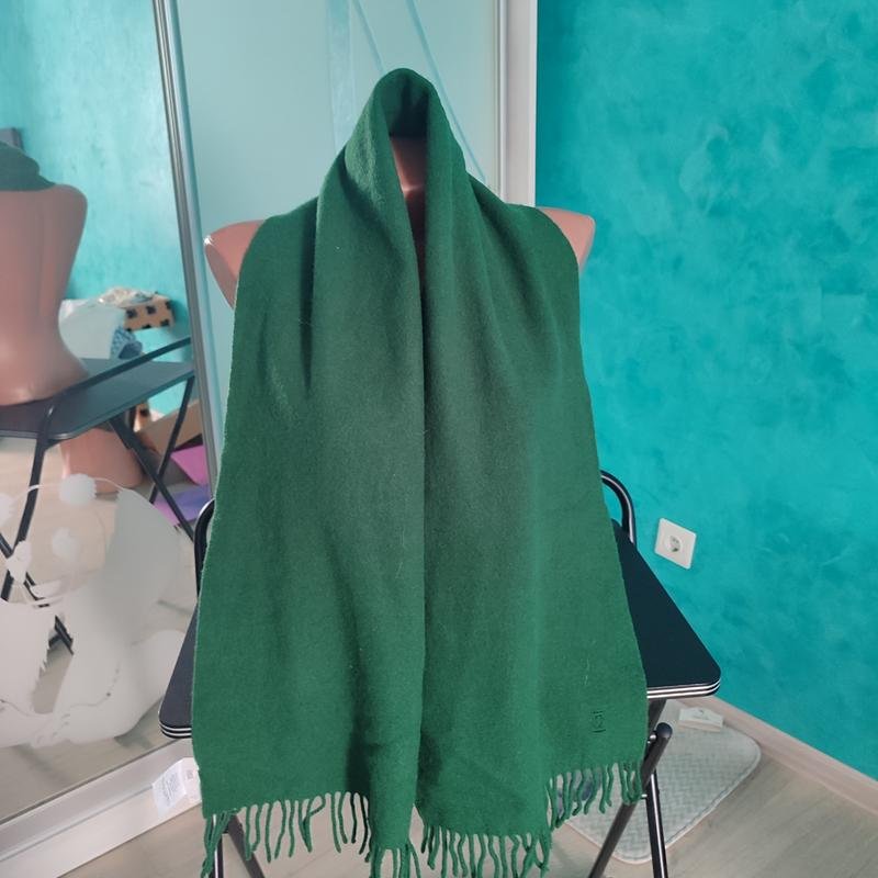 Donna Closed Sciarpa Verde Lana