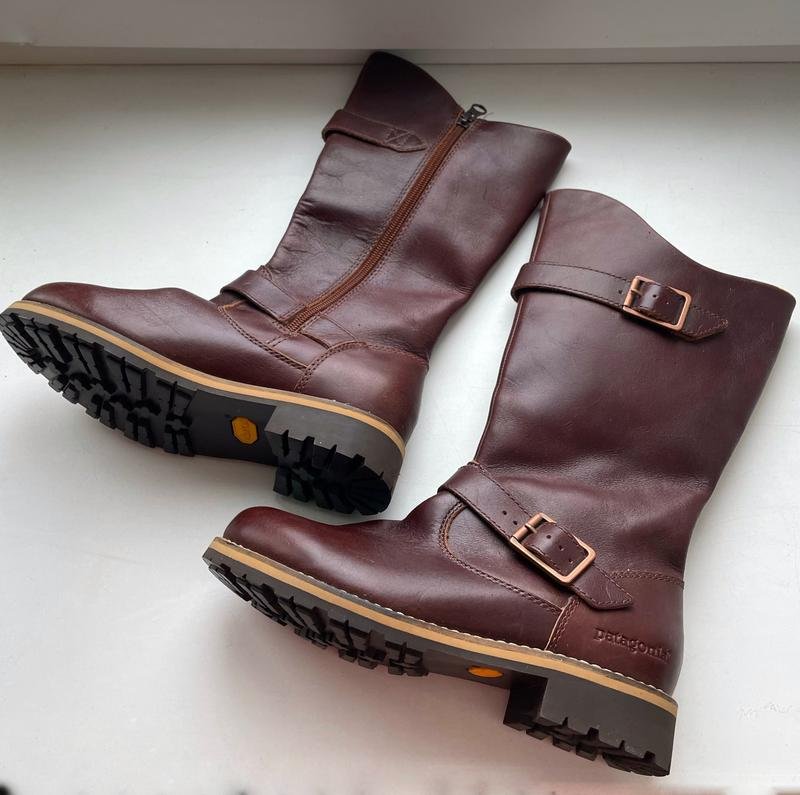 Women Patagonia Boots Brown Leather 36