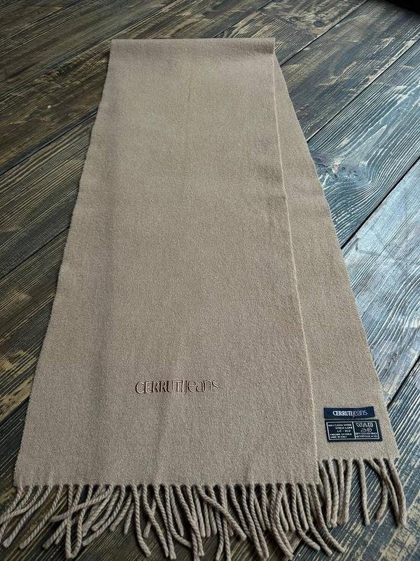 Cerruti Scarf Beige Wool