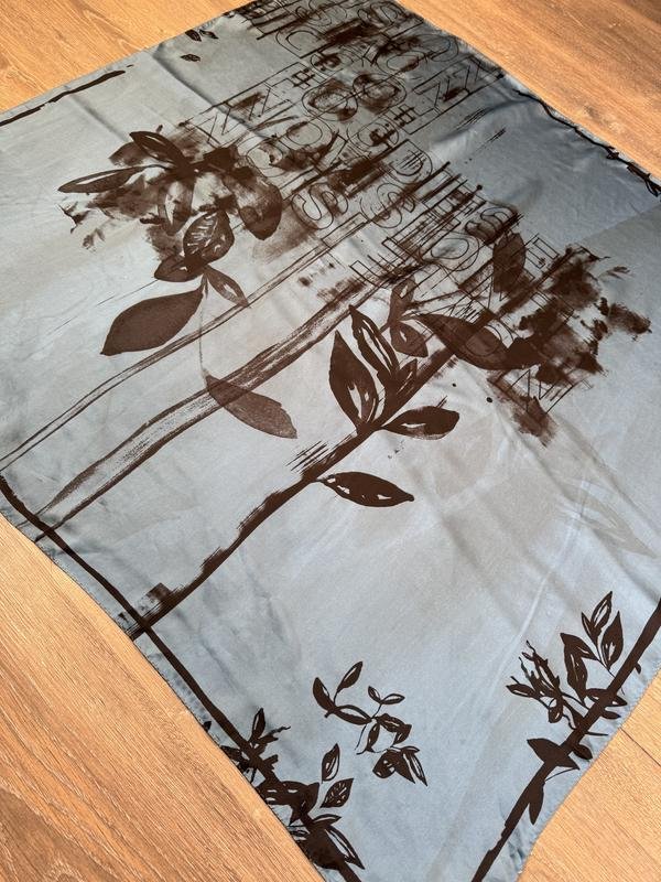 Унисекс Diesel Шарф Тёмно-синий Шёлк