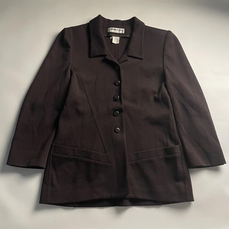 Women Sonia Rykiel Jacket Brown Cotton 38 / M / 46