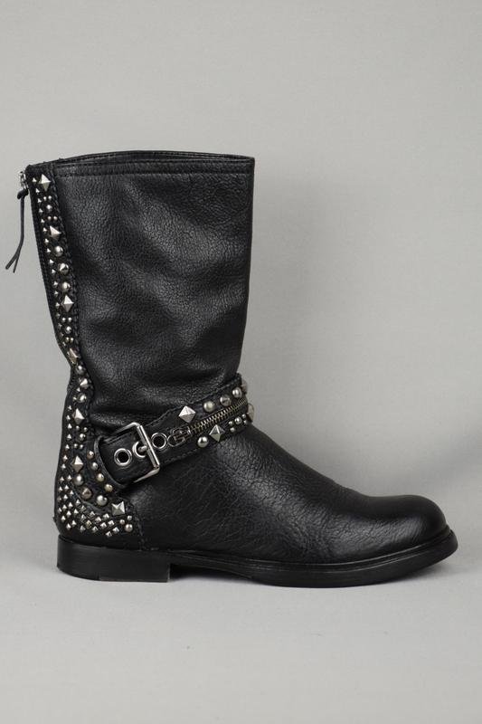 Femme Miu Miu Bottes Noires Cuir 39