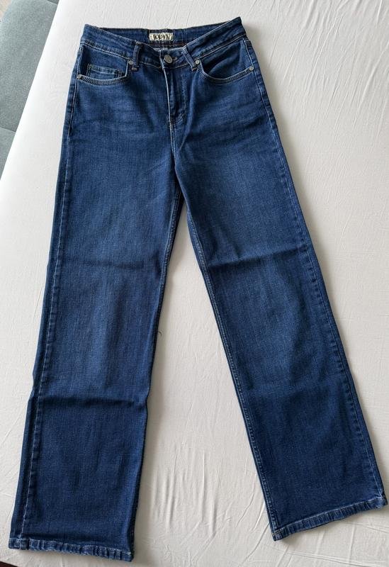Женские Джинсы Тёмно-синие Хлопок M