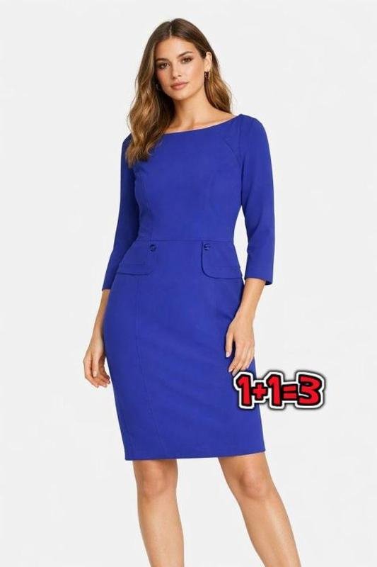 Women Joseph Ribkoff Dress Navy 40 / L / 48