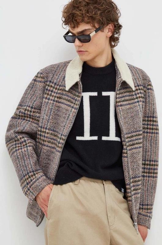 Herren Drykorn Jacke Braun Wollmischung Andere