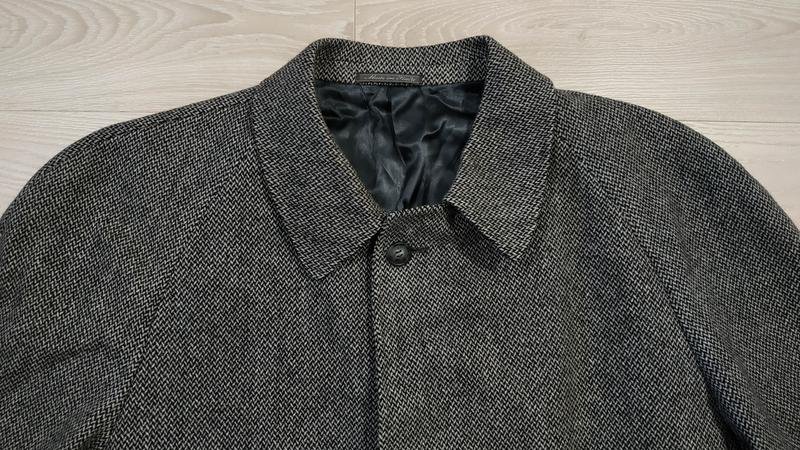 Homme Corneliani Manteau Gris Laine 40 /L / 48