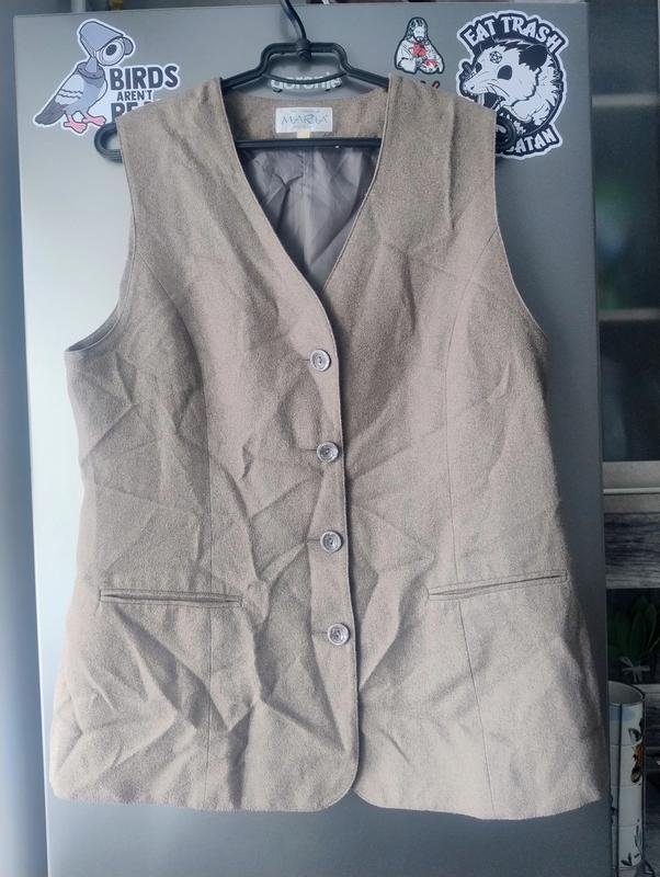 Women Maria Vest Brown 40 / L / 48