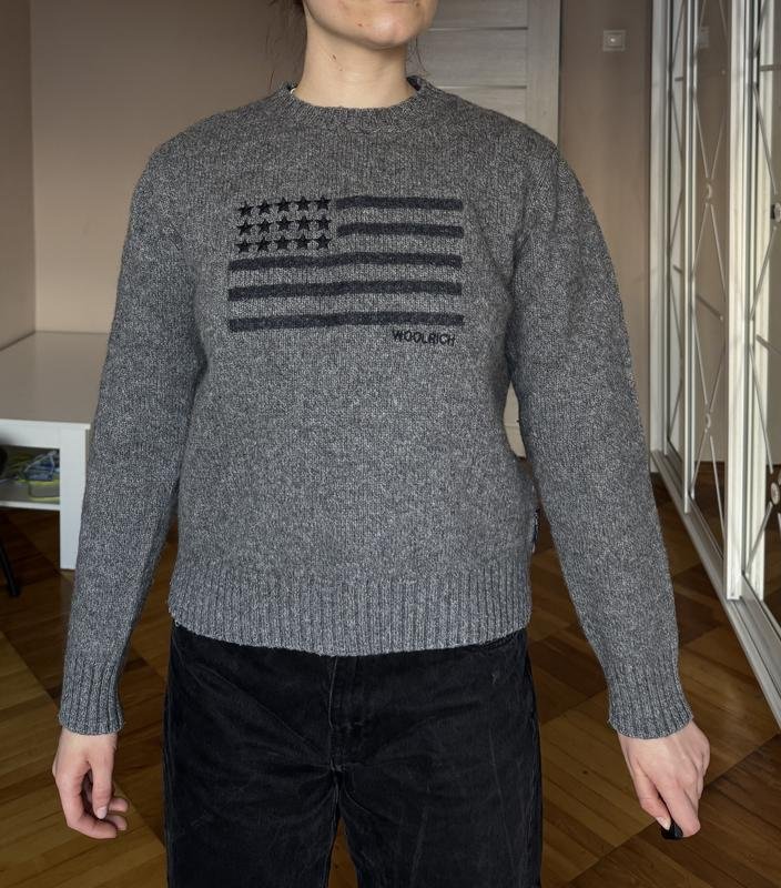 Women Woolrich Sweater Grey Wool 36 / S / 44