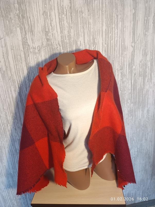 Femme COS Écharpe Rouge Laine