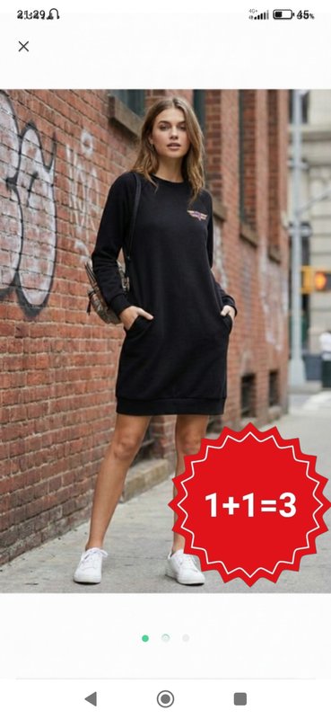 Женское Gestuz Платье Чёрный Флис L