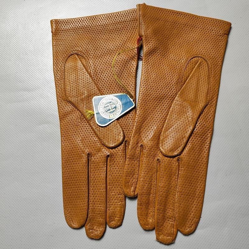 Женские Ash Перчатки Оранжевые Кожа 6.5