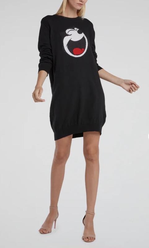 Женский Iceberg Платье Чёрный Акрил 34 / XS / 42