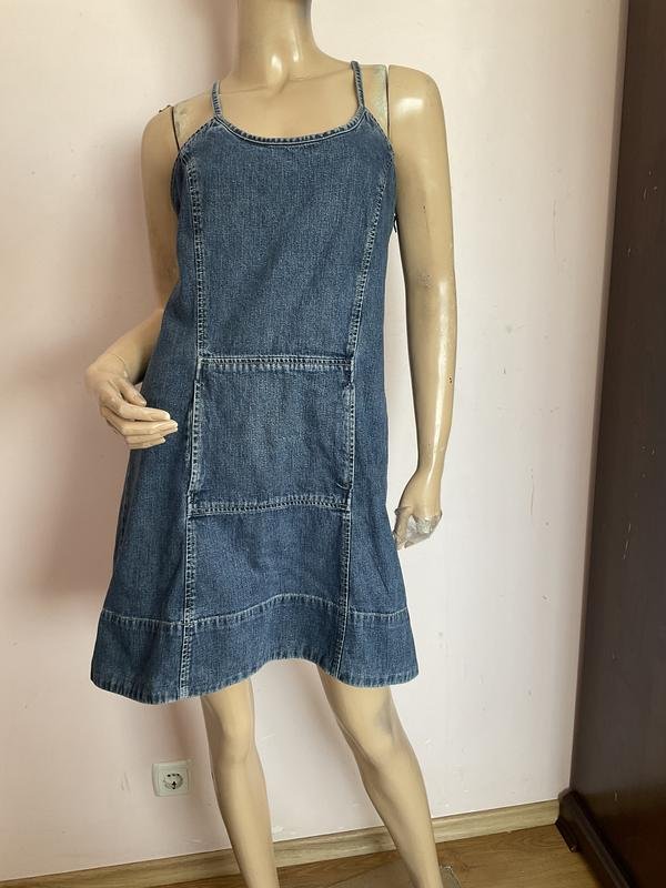Women Etam Dress Navy Denim 40 / L / 48