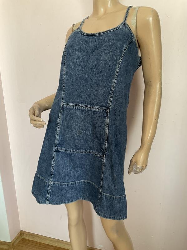 Women Etam Dress Navy Denim 40 / L / 48