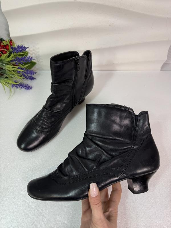 Женские Marco Tozzi Ботильоны Чёрный Кожа 40