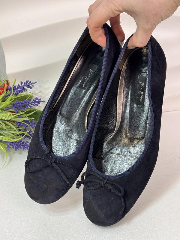 Women Paul Green Heels Navy Suede 39