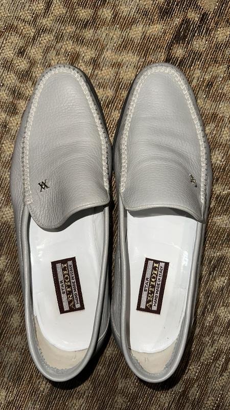 Men ARTIOLI Loafers Silver Leather 42
