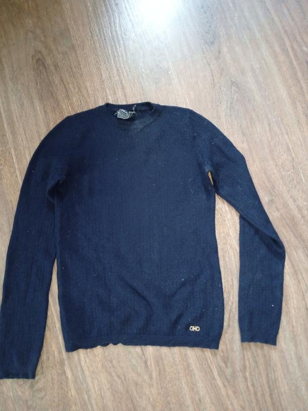 Женский Salvatore Ferragamo Свитер Тёмно-синий