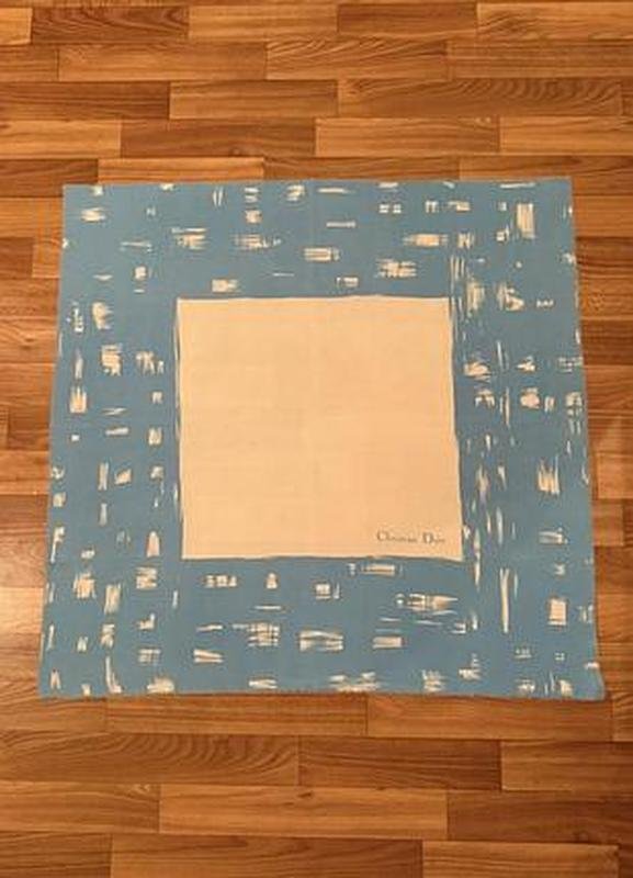 Christian Dior Sciarpa Bianca Sete