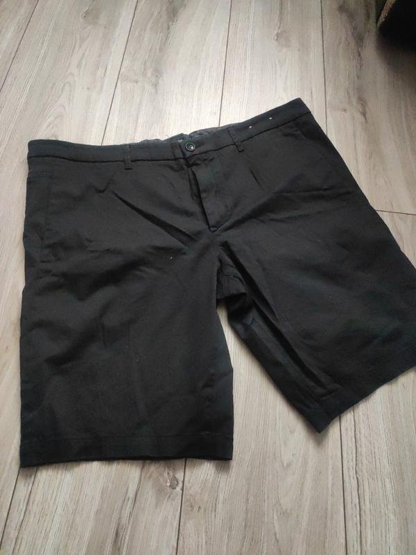 Мужские Hugo Boss Шорты Чёрный Хлопок XL