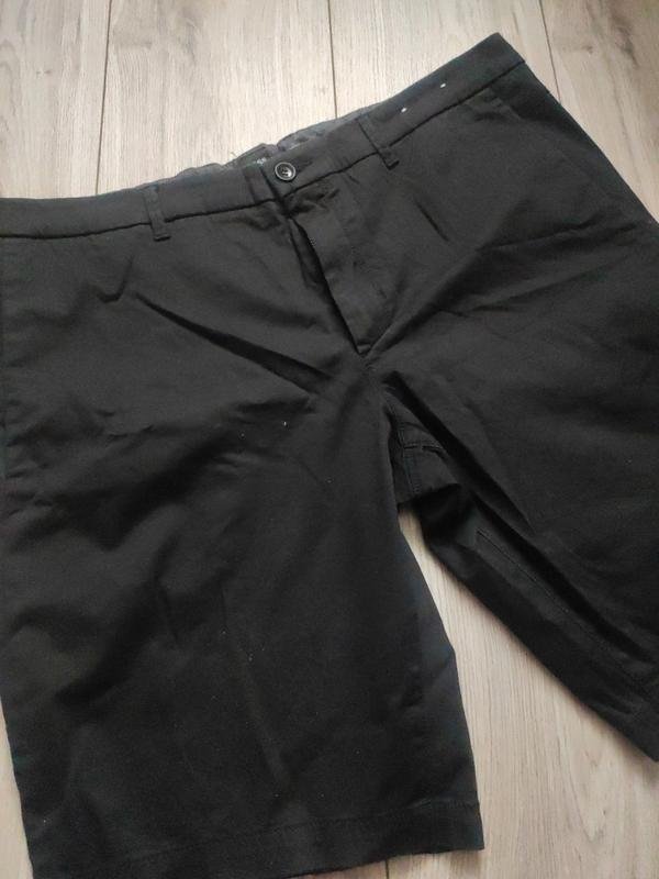 Мужские Hugo Boss Шорты Чёрный Хлопок XL