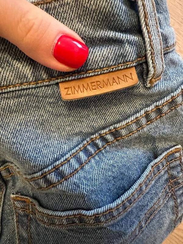 Donna Zimmermann Jeans Blu Navy 26 / S