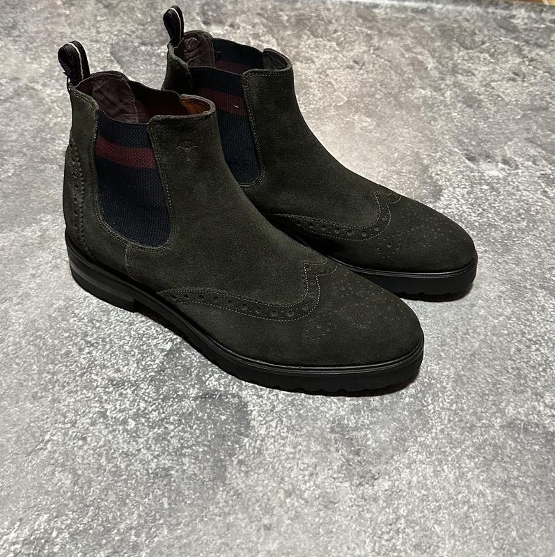 Men JOOP! Boots Green Suede 43