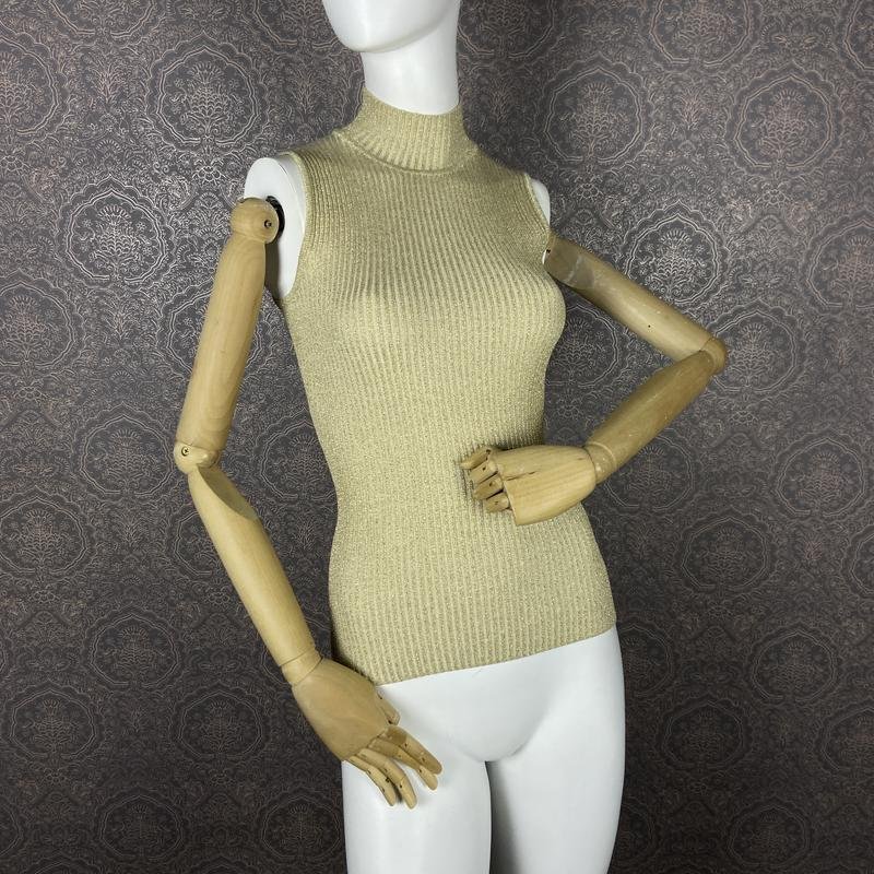 Women Luisa Spagnoli Vest Beige Wool 36 / S / 44