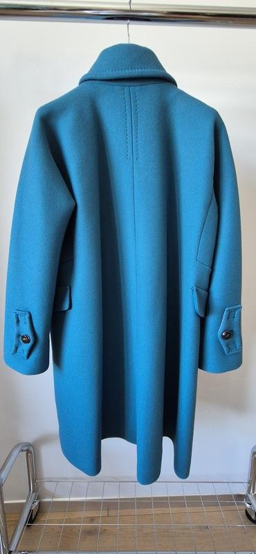 Женское Sportmax Пальто Бирюзовое Шерсть Другой