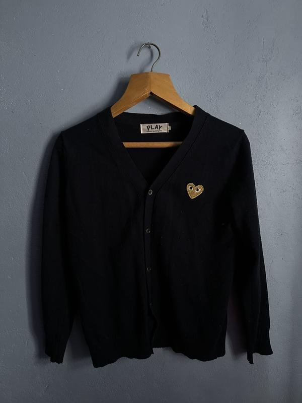 Женский Comme des Garçons Свитер Чёрный Шерсть 36