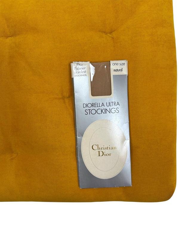 Women Christian Dior Stockings Beige Nylon One