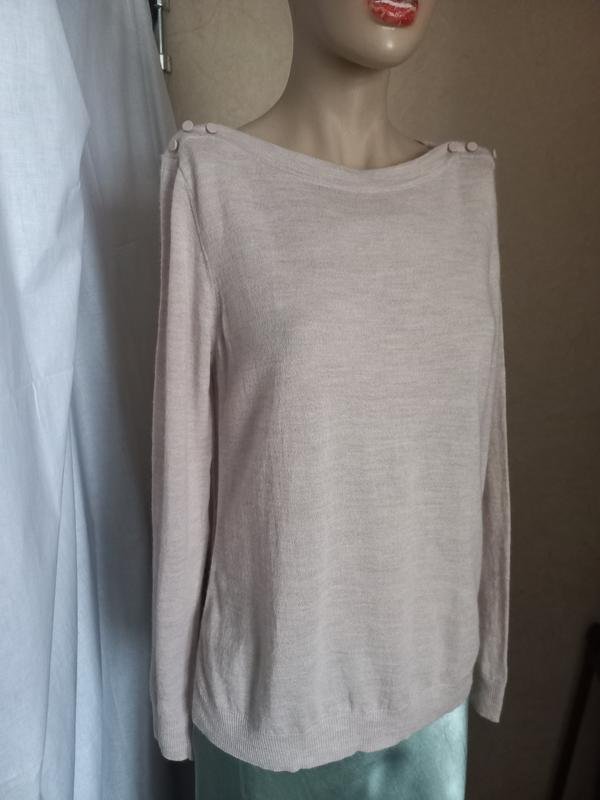 Женский Свитер Бежевый Шерсть 40 / L / 48