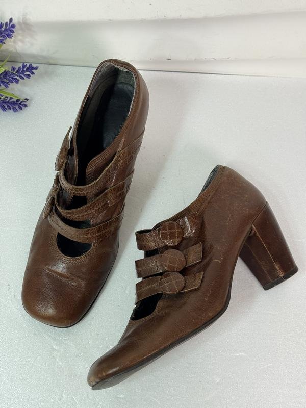 Femme Silvia Rebatto Talons Marron Cuir 38