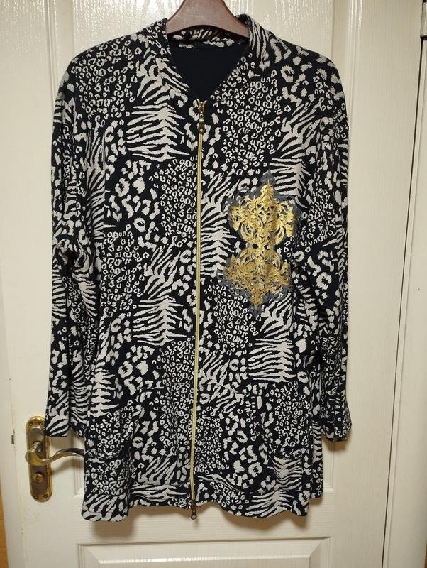 Femme Veste Noire Coton 50 / 4XL / 58