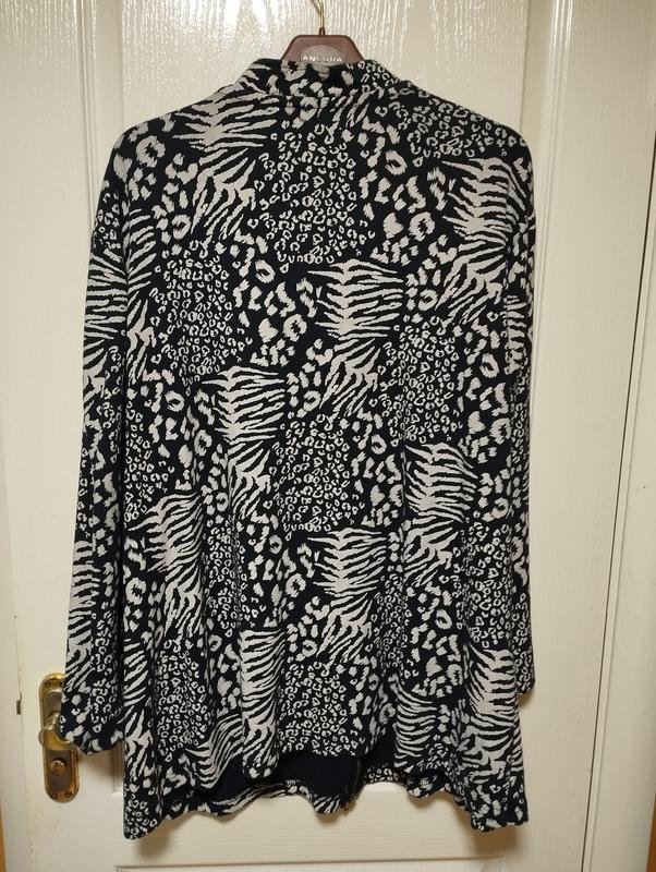 Femme Veste Noire Coton 50 / 4XL / 58