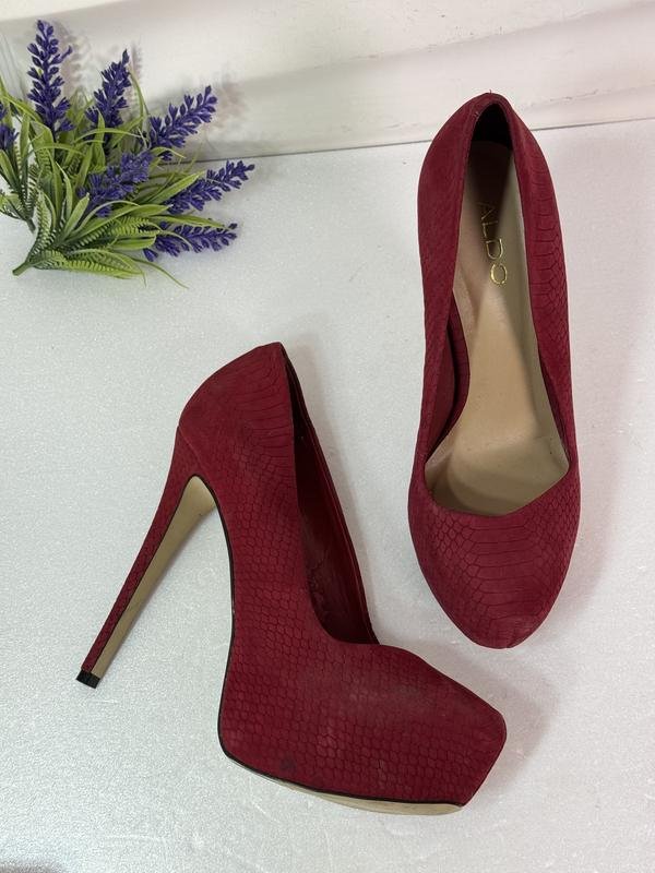 Femme ALDO Talons Rouge Cuir 39