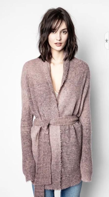 Женский Zadig & Voltaire Свитер Серый Альпака 44 /