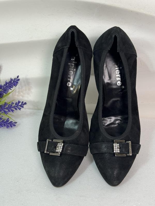 Women Calpierre Heels Black Suede 37