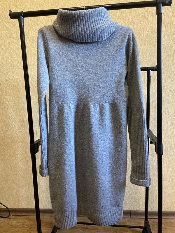 Женское Pepe Jeans Платье Серое Шерсть 40 / L / 48