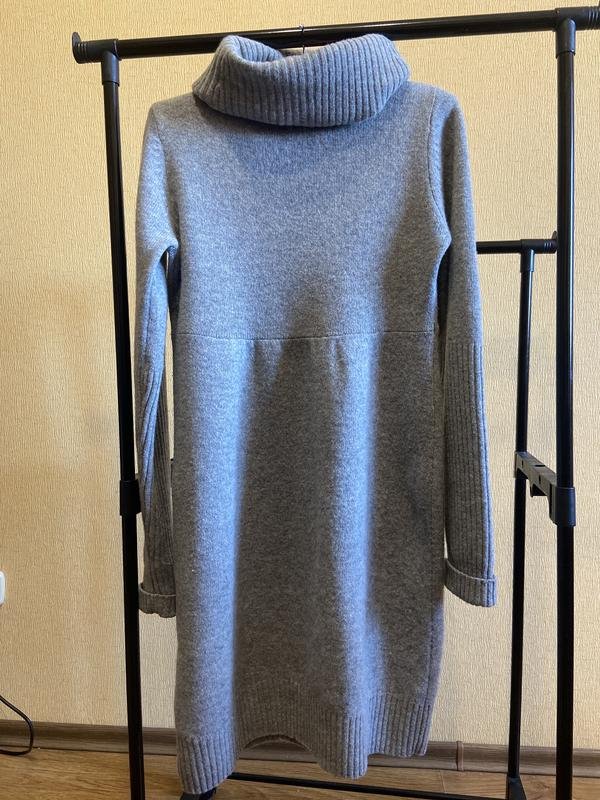 Женское Pepe Jeans Платье Серое Шерсть 40 / L / 48