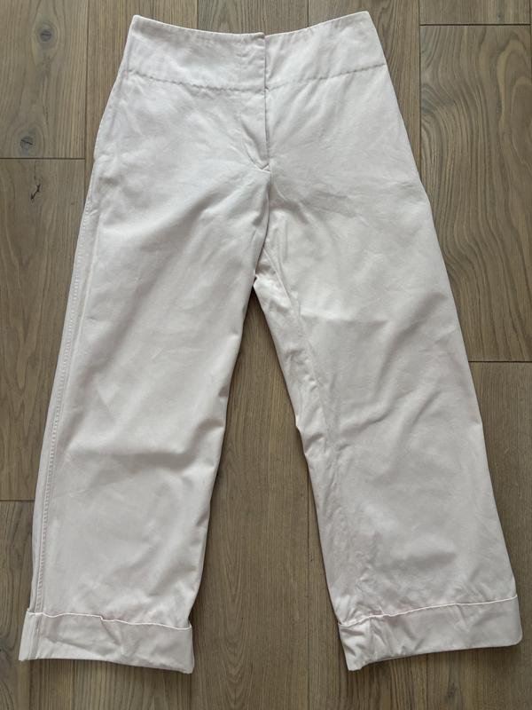 Women Jil Sander Trousers Pink Cotton 36 / S / 44