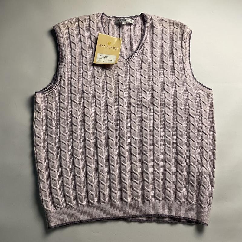 Женская Lyle & Scott Свитер Сиреневый Хлопок 40 /