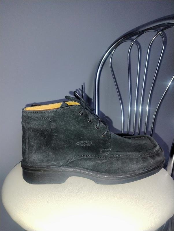 Homme Camel Active Bottes Noir Suède 41.5