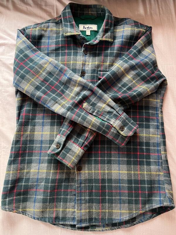 Uomo Boden Camicia Verde 40 /L / 48