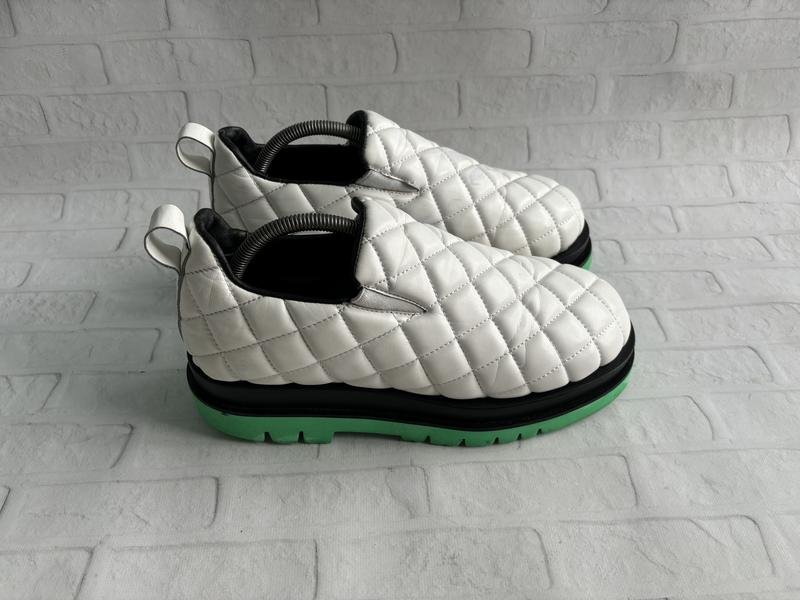 Men Bottega Veneta Slip-ons White Leather 43