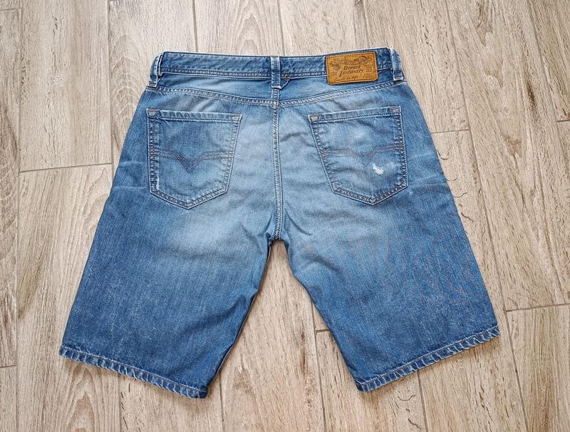 Uomo Diesel Shorts Blu Navy Denim 33