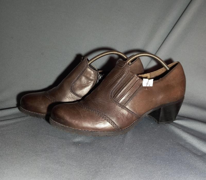 Women Caprice Heels Brown Leather 39