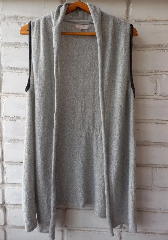 Женский Wool & Cashmere Свитер Серый Шерсть 36 / S